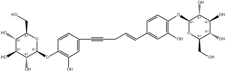 ヒポキソシド 化学構造式