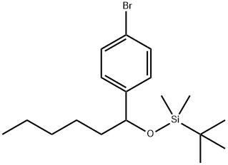 ((1-(4-bromophenyl)hexyl)oxy)(tert-butyl)dimethylsilane(WXC06094)|((1-(4-溴苯基)己基)氧代)(叔-丁基)二甲基硅烷