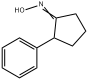 Cyclopentanone, 2-phenyl-, oxime Structure