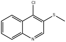 4-chloro-3-(methylsulfanyl)quinoline Struktur