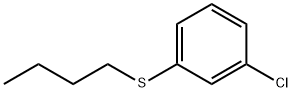 Benzene, 1-(butylthio)-3-chloro- Structure