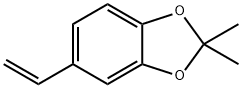1,3-Benzodioxole, 5-ethenyl-2,2-dimethyl- Structure