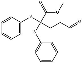 Pentanoic acid, 5-oxo-2,2-bis(phenylthio)-, methyl ester