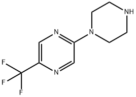 2-(1-Piperazinyl)-5-(trifluoromethyl)pyrazine Structure