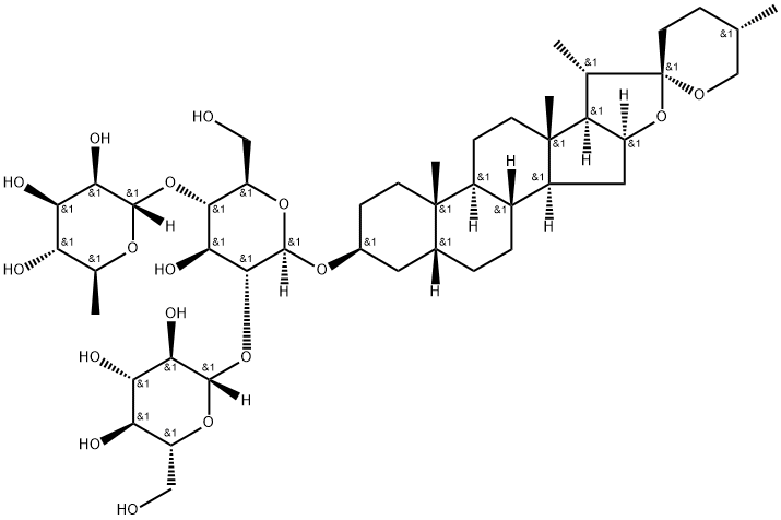 シャタバリンIV 化学構造式