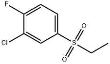 2-chloro-4-(ethanesulfonyl)-1-fluorobenzene,847148-20-3,结构式