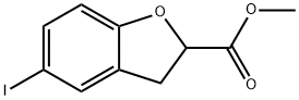 5-碘-2,3-二氢苯并呋喃-2-羧酸甲酯, 847949-06-8, 结构式