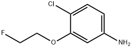 4-氯-3-(2-氟乙氧基)苯胺,848092-94-4,结构式
