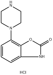 7-(Piperazin-1-yl)benzo[d]oxazol-2(3H)-one hydrochloride Struktur