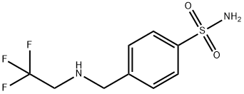 4-{[(2,2,2-trifluoroethyl)amino]methyl}benzene-1-sulfonamide Structure