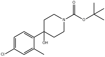 1-Piperidinecarboxylic acid, 4-(4-chloro-2-methylphenyl)-4-hydroxy-, 1,1-dimethylethyl ester