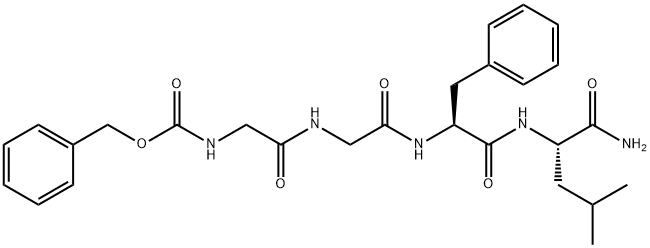 L-Leucinamide, N-[(phenylmethoxy)carbonyl]glycylglycyl-L-phenylalanyl- (9CI) Struktur