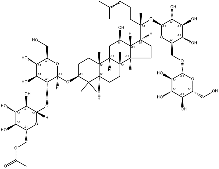 キンクエノシドR1 化学構造式
