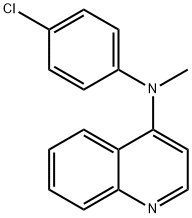 4-Quinolinamine, N-(4-chlorophenyl)-N-methyl-,850807-89-5,结构式