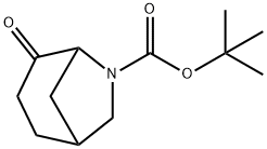 6-Azabicyclo[3.2.1]octane-6-carboxylic acid, 4-oxo-, 1,1-dimethylethyl ester Structure