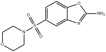 2-Benzoxazolamine, 5-(4-morpholinylsulfonyl)- Structure