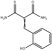 2-carbamothioyl-3-(2-hydroxyphenyl)prop-2-enamide Structure