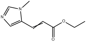2-Propenoic acid, 3-(1-methyl-1H-imidazol-5-yl)-, ethyl ester Structure