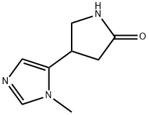 4-(1-methyl-1H-imidazol-5-yl)pyrrolidin-2-one Structure