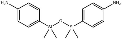 Benzenamine, 4,4'-(1,1,3,3-tetramethyl-1,3-disiloxanediyl)bis- Struktur