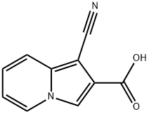 1-氰基吲哚嗪-2-羧酸, 852562-13-1, 结构式