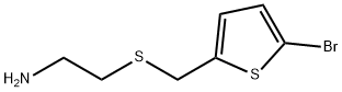 852916-58-6 2-(((5-溴噻吩-2-基)甲基)硫代)乙烷-1-胺