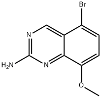 5-Bromo-8-methoxyquinazolin-2-amine Structure