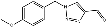 1H-1,2,3-Triazole-4-carboxaldehyde, 1-[(4-methoxyphenyl)methyl]- Structure