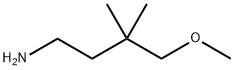 1-Butanamine, 4-methoxy-3,3-dimethyl- Structure