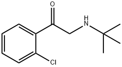 Ethanone, 1-(2-chlorophenyl)-2-[(1,1-dimethylethyl)amino]- Structure