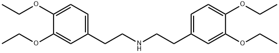 Benzeneethanamine, N-[2-(3,4-diethoxyphenyl)ethyl]-3,4-diethoxy-|双(3,4-二乙氧基苯乙基)胺