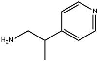 2-(pyridin-4-yl)propan-1-amine 化学構造式