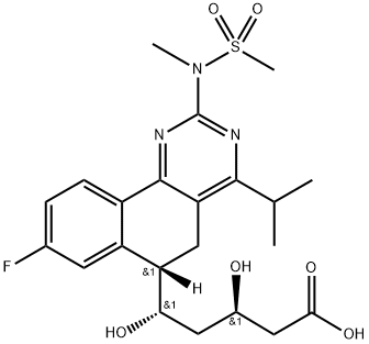 Rosuvastatin IMpurity (5-Oxo Rosuvastatin tert-Butyl Ester) 化学構造式