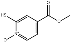 2-Mercapto-1-oxy-isonicotinic acid Methyl ester Struktur