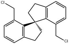 1,1'-Spirobi[1H-indene], 7,7'-bis(chloromethyl)-2,2',3,3'-tetrahydro-, (1R)- (9CI) Structure