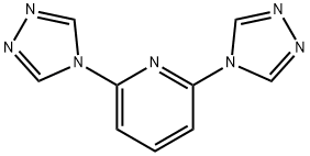 Pyridine, 2,6-bis(4H-1,2,4-triazol-4-yl)- Structure