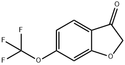 6-(trifluoromethoxy)benzofuran-3(2H)-one Struktur