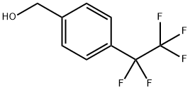 (4-(全氟乙基)苯基)甲醇,857297-30-4,结构式