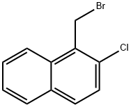 Naphthalene, 1-(bromomethyl)-2-chloro- 结构式