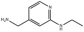 4-(氨基甲基)-N-乙基吡啶-2-胺 结构式