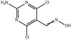 2-氨基-4,6-二氯嘧啶-5-肟 结构式