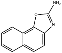 Naphth[2,1-d]oxazol-2-amine 化学構造式