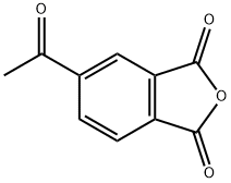 1,3-Isobenzofurandione, 5-acetyl- 化学構造式