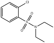 Benzenesulfonamide, 2-chloro-N,N-diethyl- 结构式