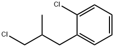 1-氯-2-(3-氯-2-甲基丙基)苯 结构式