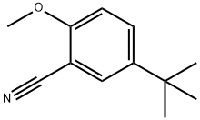 Benzonitrile, 5-(1,1-dimethylethyl)-2-methoxy- Structure