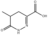 3-Pyridazinecarboxylic acid, 1,4,5,6-tetrahydro-5-methyl-6-oxo- Structure