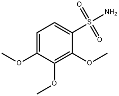 2,3,4-trimethoxybenzene-1-sulfonamide Struktur