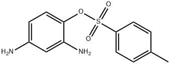 Phenol, 2,4-diamino-, 1-(4-methylbenzenesulfonate) Structure