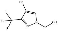 4-bromo-3-(trifluoromethyl)-1H-pyrazol-1-yl]methanol Structure